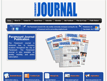 Tablet Screenshot of paramountjournal.org